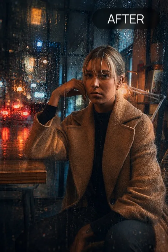 Flash Effect Rainny style example
